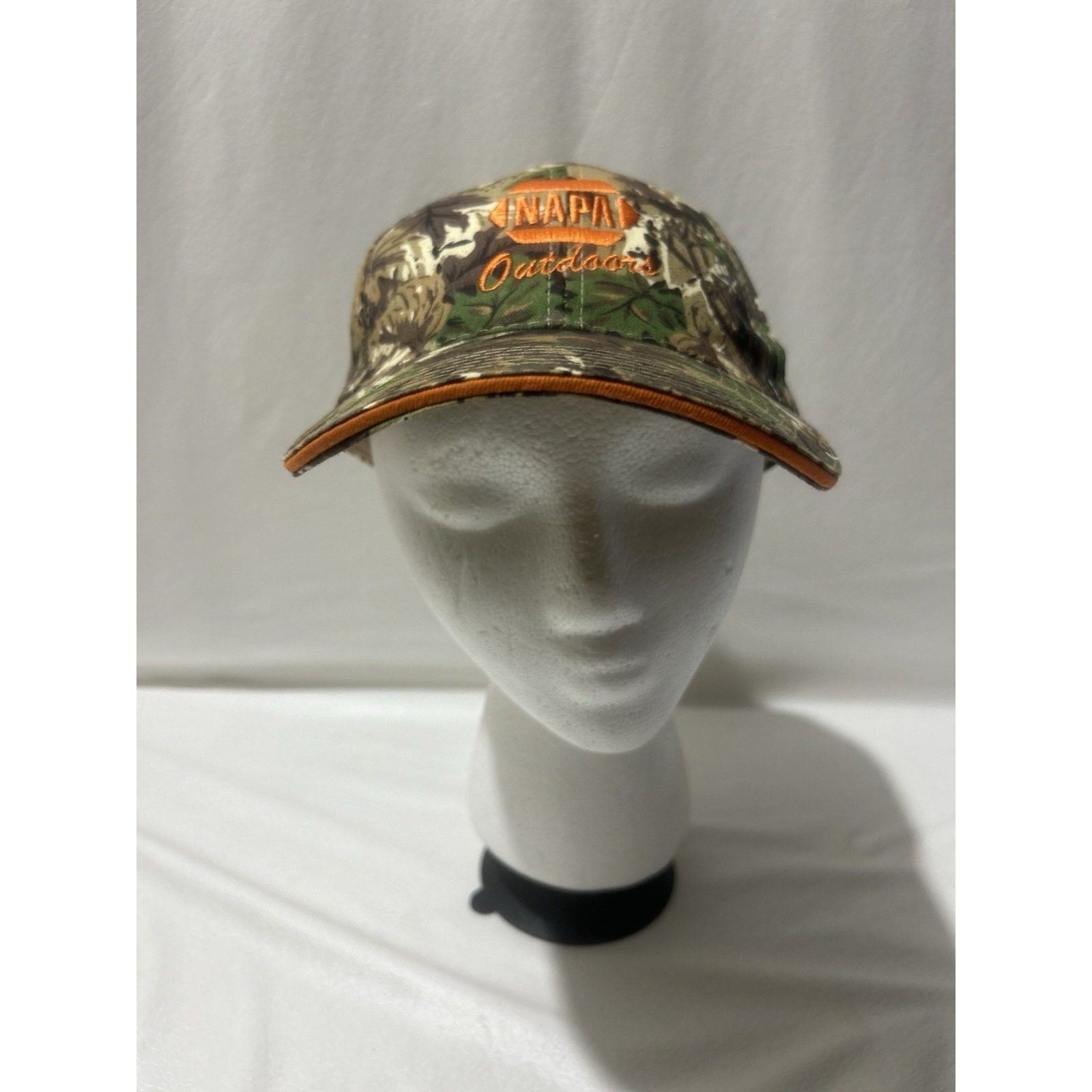 Napa Outdoors Camo Cap Adjustable Strap Hunting Hiking Auto Parts Casual
